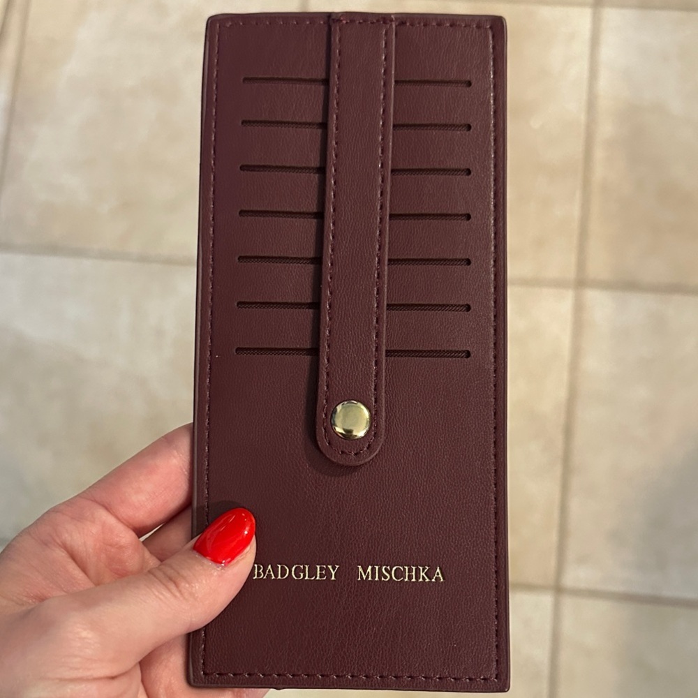Badgley Mischka Wine Card Holder